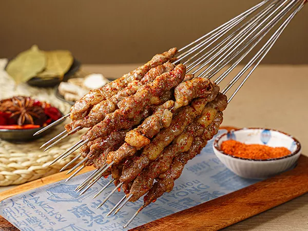 钢钎羊肉小串